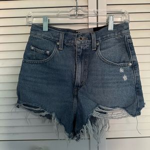 LEVI high waisted shorts size 26